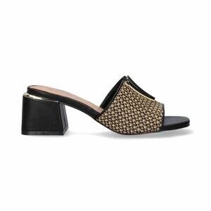 NEW EXE women's carmen sandal in black/beige